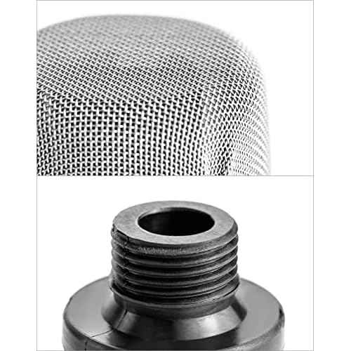 QWORK Airless Paint Sprayer Inlet Strainer, 2 Pcs 3/4 Inch Replacement Inlet Strainer Screen for Airless Paint Spray Gun