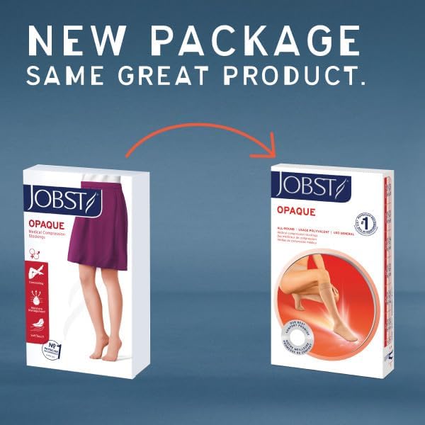 JOBST Opaque SoftFit 15-20 mmHg Closed Toe Knee High Compression Stocking, Espresso, Small