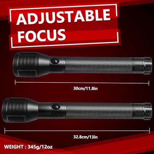 Heavy-Duty LED D Battery Flashlight (3-D)