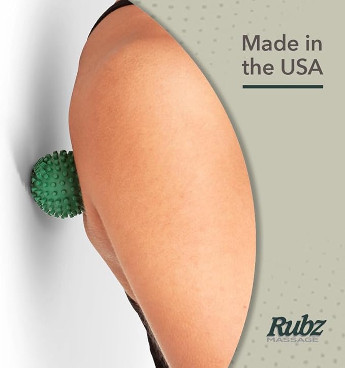 Due North Foot Rubz Hand & Back Massage Ball - Relieve Pain from Plantar Fasciitis, Tight Muscles & Sore Feet - Massage Tool