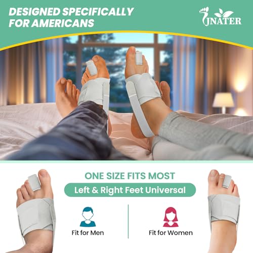Hammer Toe Straightener Corrector for Women & Men, Non-Slip Toe Splint with Aluminum Plate for Hammer, Curled, Crooked Toes, Pain Relief, Broken Support (1 Compression Foot Wrap & 1 Strap, Gray)