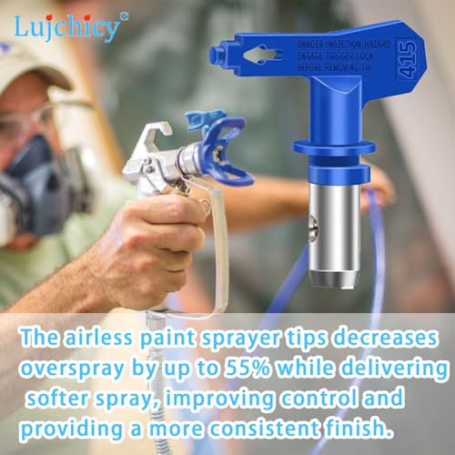 415 Spray Tip Nozzle, Reversible2 Airless Paint Sprayer Tips for Airless Sprayer (/Pack)