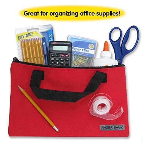 Rugged Canvas Tool Bags, Heavy-Duty Tool Organizers, Tool Holders (Set of 5)