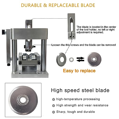 Copper Wire Stripping Machine - Manual Handle/Electric Drill Cable Recycling Tool, Stripping Range 1mm-15mm