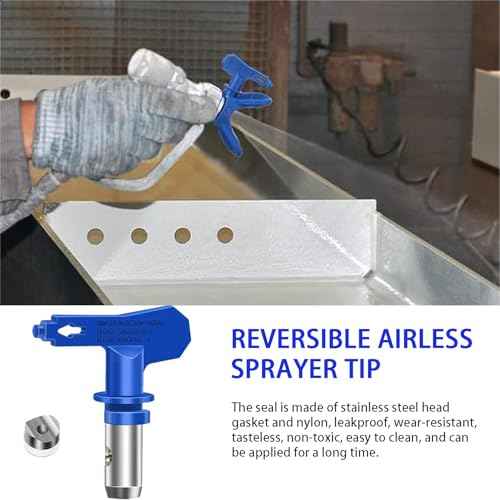515 Spray Tips for Airless Sprayer, Reversible Paint Spray Guns Nozzles Set