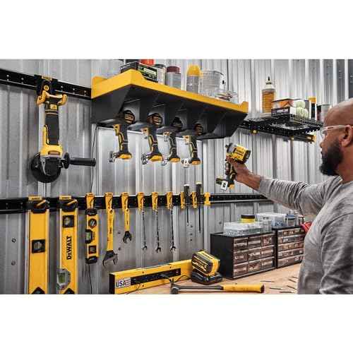 DEWALT Tool Organizer for Hand Tools, 8 Pieces, for Wrenches, Levels and Screwdrivers, DEWALT Workshop Storage System Compatible (DWST82816)