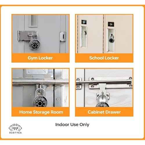 Combination Padlock with Key, 2 Pack 2 Keyed Alike Matching Key, Combination Locker Lock for Toolbox, School and Gym Locker, Employee and Case, Black
