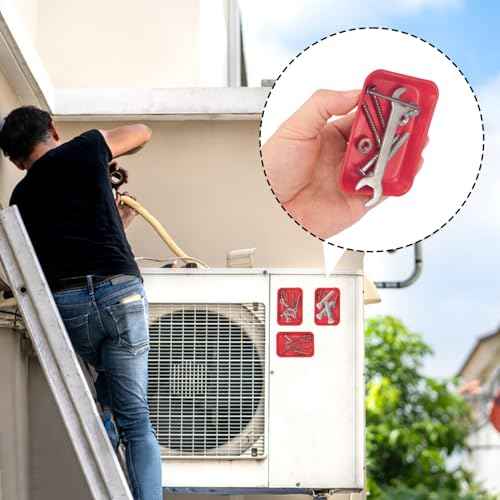 15 PCS Rectangle Magnetic Parts Trays, 3.7X2.5x1Inch, Red Magnet Tool Tray, Magnetic Parts Tray, Red, by GENHAKON
