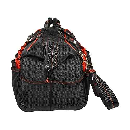 Hultafors Work Gear HT5544 Tradesman's Tool Bag, 40 Pockets, Heavy Duty Ballistic Polyester Tool Carrier, Neoprene Carrying Handles, Adjustable Slip-Resistant Shoulder Straps