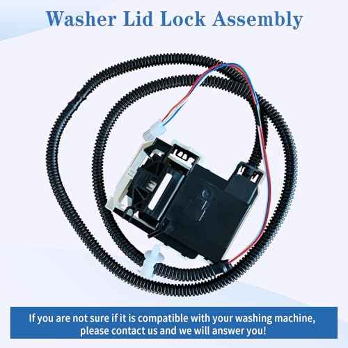Upgraded MVW4505MW0 MVW4505MW1 MVW4505MW2 MVW5035MW1 Washer Lid Lock Fit for Maytag Washer MVW5035MW2 MVW5430MW1 MVW5430MW2 MVW5430PBK0 MVW5430PBK1 MVW5435PBK0 MVW5435PBK1 MVW5435PW0 MVW5435PW1