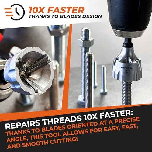 THORVALD 2X Deburring External Chamfer Tool with Tungsten Carbide Blade - Deburr Tool for All Thread, All Metal Rod, Pipe, PVC, 3D Printing - 1/8" to 3/4" Diameter (3~19mm) User Guide + Video Tutorial