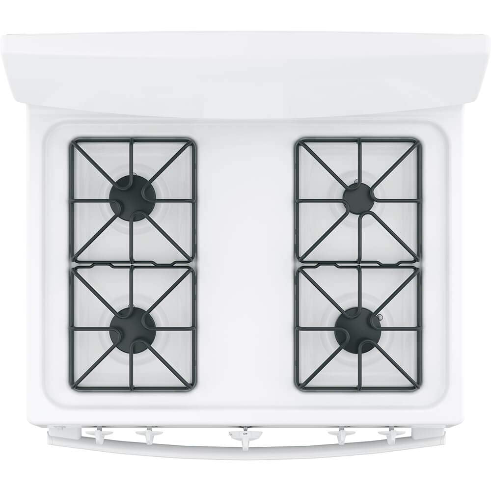 GE 30 in. 4.8 cu. ft. Freestanding Gas Range in White