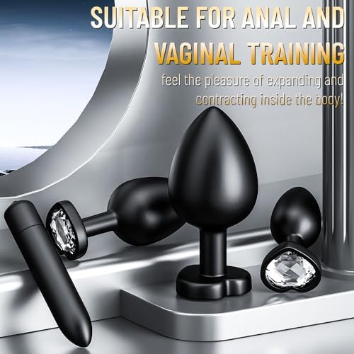 Couple Adult Toy Portable Butt Jewelry for Indoor Outdoor Play Anales Expanding Training Plug Sunglasses (Transparent 2)