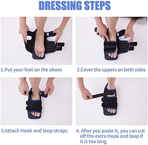 GHORTHOUD Post op Shoe for Broken Toe Lightweight Shoes Medical Orthopedic Foot Brace Off-loading Healing shoe for Foot Surgery (Medium)
