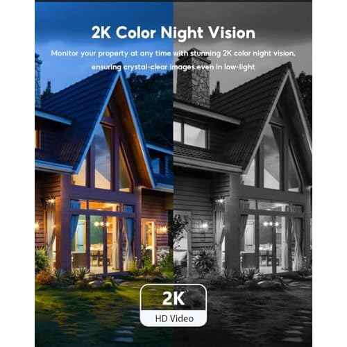 No WiFi Security Camera,4G LTE Cellular Security Camera Outdoor with Dual Lens 360¡Æ View, 2K Color Solar Cellular Cam Night Vision,PIR Motion Sensor,2 Way Talk,IP66 Waterproof, Built in SIM,Black