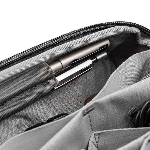 Peak Design Tech Pouch, Coyote, Electronics Organizer for Travel or Everyday Carry, Origami-Style Storage, Cable Pass-Through, Weatherproof, Gear Carry Bag for Men and Women