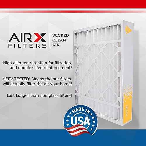 AIRX FILTERS WICKED CLEAN AIR. 16x20x4 Air Filter MERV 11 Compatible with TopTech TT-FM-1620 Furnace Filter 2 Pack