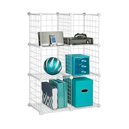 Honey-Can-Do 6 Cube White Storage Set SHF-03521 White