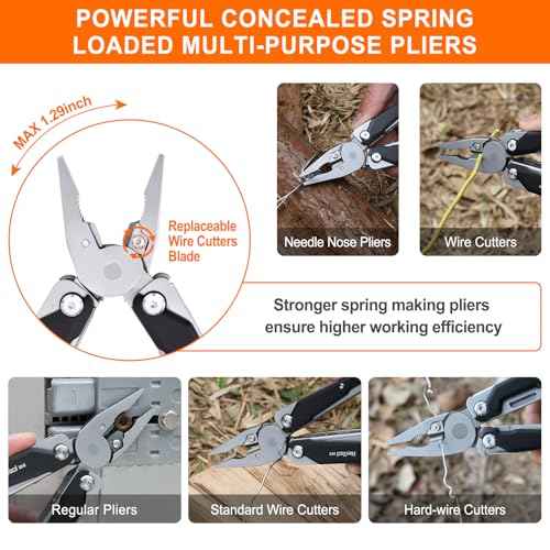 NexTool W4 Adjustable Ratchet Wrench Multitool, 11-IN-1 Foldable EDC Tool with Pliers, Knife, Saw and Screwdriver, Multi Tool for Camping, DIY, and Gifts for Him