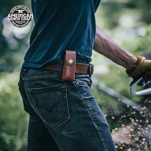 Leather Multitool Sheath for Gerber Suspension & Gerber Suspension NXT (Brown) - Full Grain Leather Belt Tool Holder - Multi Tool Holster w/Solid Brass Rivets - Belt Accessories for Men