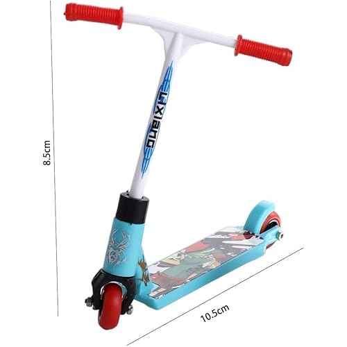2Pcs Finger Scooter Mini Two Wheel Toys,Mini Scooters Finger Board Accessories,Tiny Trick Scooter for Party Favors,Finger Training,Birthday Gifts,Magic Kits and Accessories,Juggling Sets,