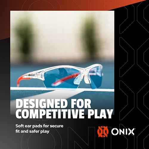 ONIX Pickleball Owl Protective Comfortable Secure Soft and NonSlip Eyewear Modern and Lightweight Design
