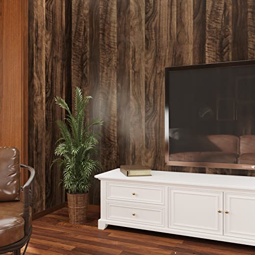 Wallercity Brown Wood Grain Contact Paper for Countertops Wooden Peel and Stick Wallpaper for Kitchen Backsplash Self Adhesive Wallpapers Vinyl Light Wood Wall Paper for Cabinets Table 15.8''x78.7''