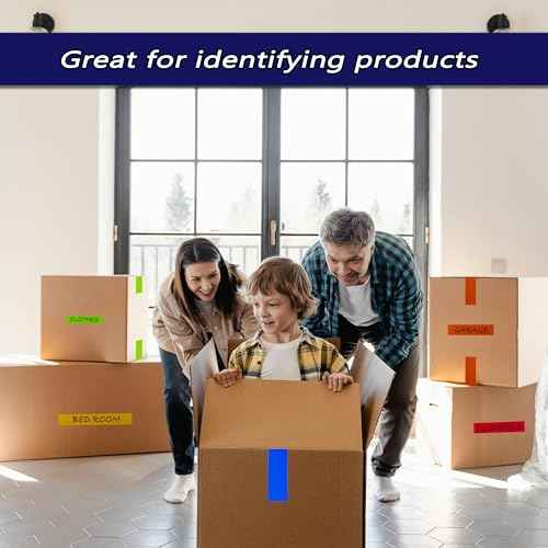Yellow Tape Heavy-Duty Waterproof Duct Tape- Strong Adhesive, Waterproof, Residue-Free, 2 Inches x 15 Yards, for Repairs and Industrial Use (3-Pack)