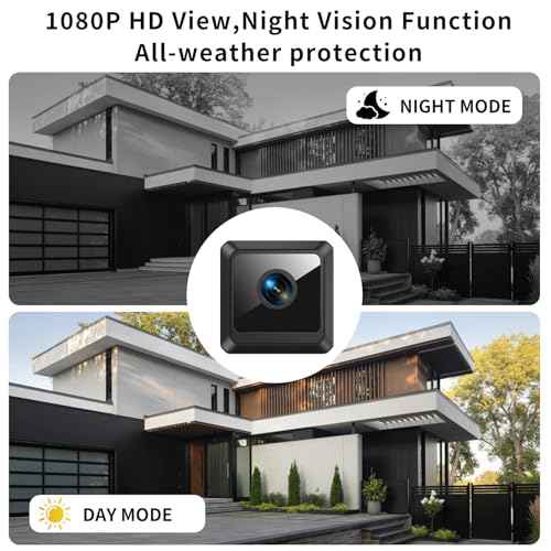 Mini Hidden Camera WiFi Wireless ? Indoor Security Camera with Motion Detection, Night Vision, App Control, SD Card Storage ? Compact Camera for Home, Office, Baby & Pet Monitoring (Wireless)