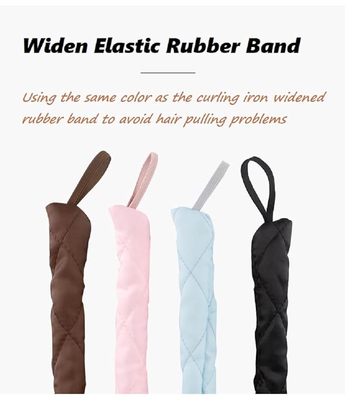 Pink Heatless Curling Rod Headband, 2026 New Upgraded Eight Claw Design Heatless Curler with Removable & Adjustable Heatless Curls