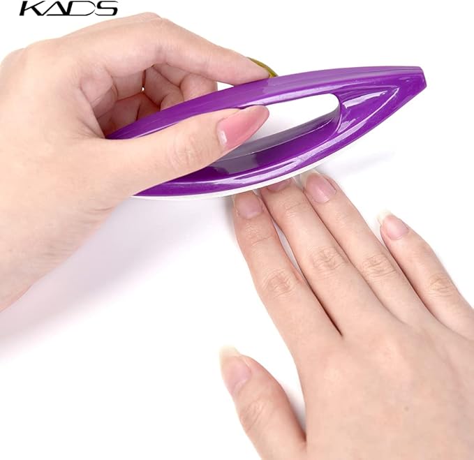 KADS 5Pcs Nail Glass Files Crystal Fingernail File & Nail Chamois Buffer for Filing, Shaping, Buffing Nails Nail Manicure Tool