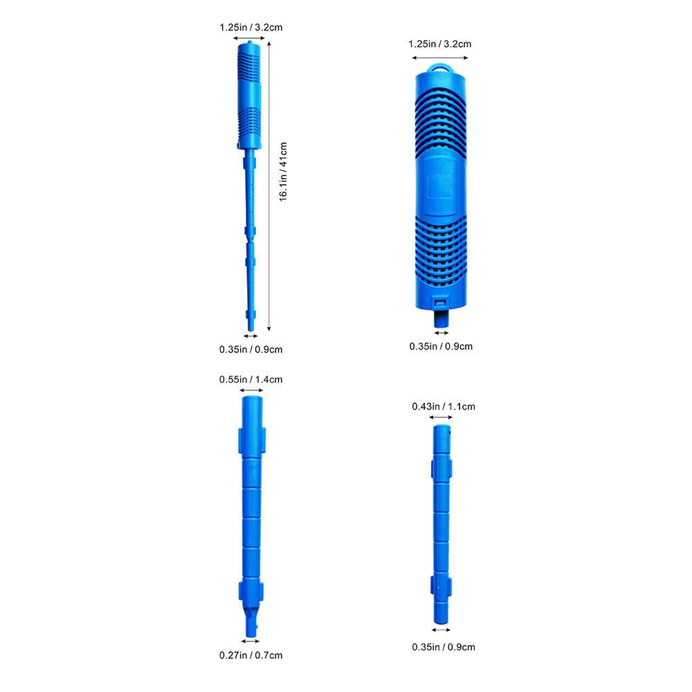 OBMAO Spa Mineral Sticks for Hot Tub Supplies，Hot Tub Stick with 4 Months Lifetime Universal for Pool&Hot Tub (Blue,2PCS)