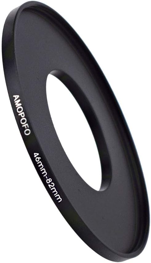 46mm Lens to 82mm Camera Filter Ring Compatible with for All Brands 46mm Lens and 82mm UV,ND,CPL Camera Filter Accessories