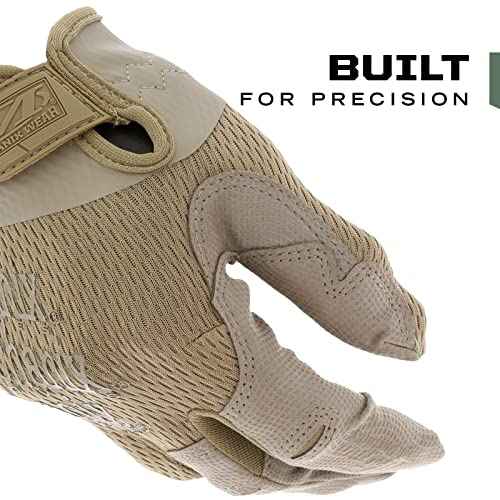 Mechanix Wear: Tactical Specialty 0.5mm High-Dexterity Work Gloves with Secure Fit and Precision Feel, Tactical Gloves for Airsoft, Paintball, Utility Use, Gloves for Men (Brown, Large)