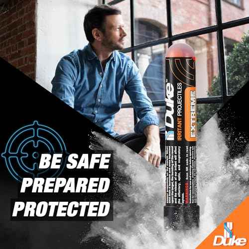 Duke Extreme Non-Lethal 68 Caliber Projectiles OC Spray Balls, Pepper Spray Self Defense Balls, Pepper Spray Balls, 68 Caliber Self Defense Balls, Non Lethal Ammo (1% OC+4% PAVA - 7 Count)