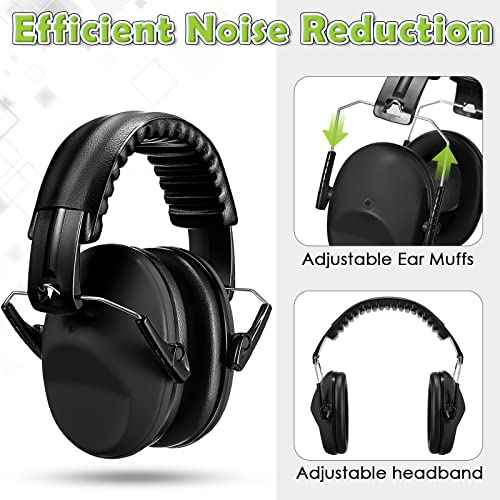 Konohan 3 Pack Noise Reduction Headphones for Kids Ear Protection Earmuffs Headphones for Autism Toddler Kids Ear Muffs 27db