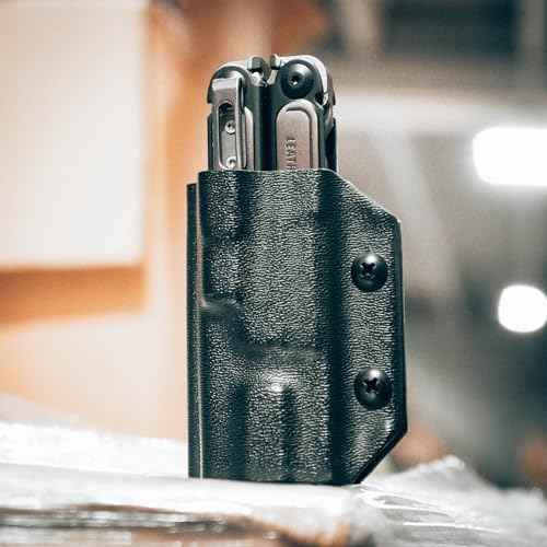 Clip & Carry Kydex Multitool Sheath for the LEATHERMAN Arc - Made in USA - Multi Tool Holder Holster - Black