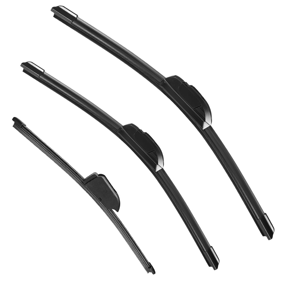 3 Pack Windshield Wiper Blades Compatible with Hyundai Elantra 2012-2016 / Hyundai Elantra GT 2013-2017 Original Factory Quality Front Rear Wipers Blade Set for My Car - 28" 14" 13"