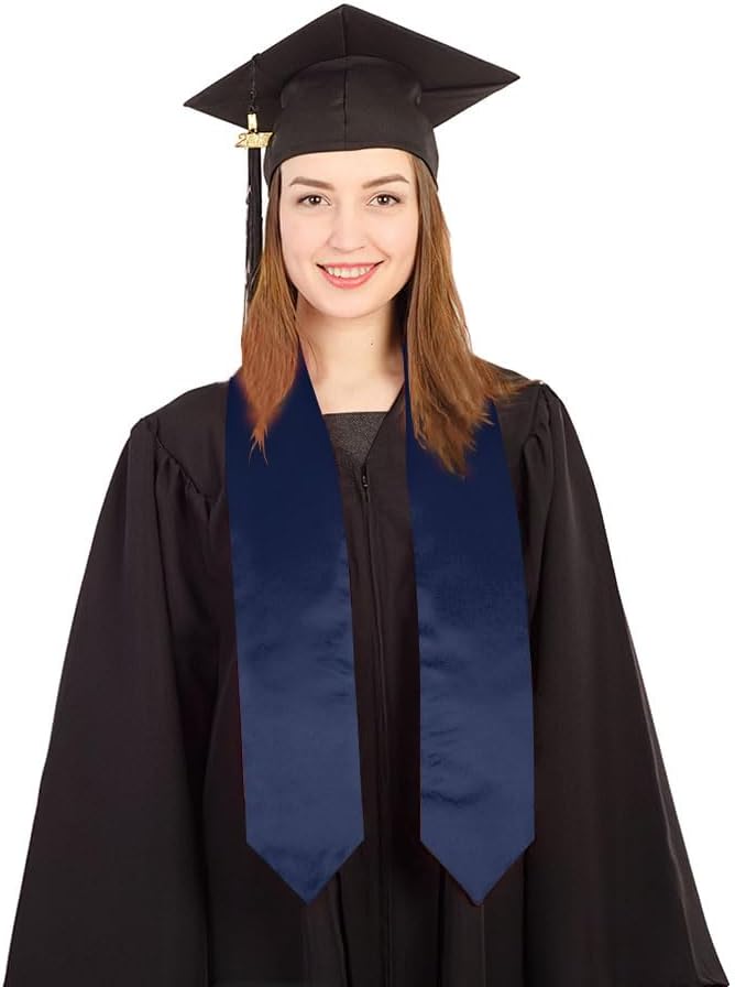 Graduation Stole Graduation Sash Unisex Adults Class of 70'' Stoles for Academic and Choral Ceremony