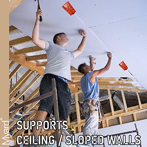 Myard Upgraded Drywall Fitting Tool Block Support The Plaster Board in Place While Positioning & Fixing (2pcs)