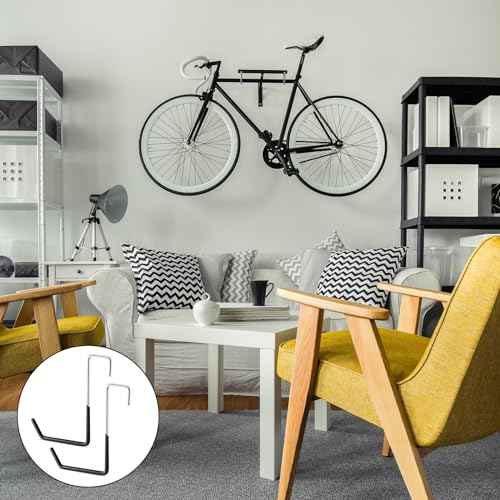 Zonon 24 Pcs Rafter Hanger Hooks Large S Hooks Heavy Duty Vinyl Coated Hooks for Garage Bike Non Slip Coating Ladder Hanger Storage Organizer for Sports Equipment Bulk Items (Black)