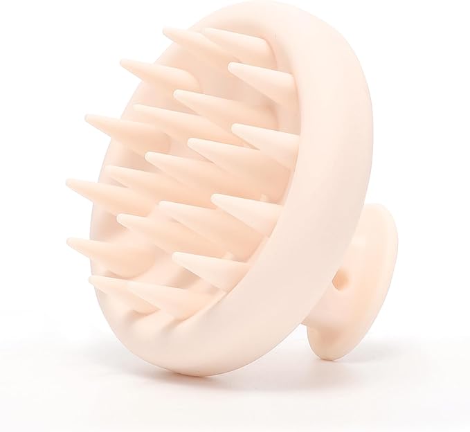 One-Piece Silicone Scalp Massage Brush, Scrubber With Soft Massager for Hair Growth, Deep Cleansing Relaxation, Durable, Gentle on Scalp, Wet Dry Hair Massage Tool