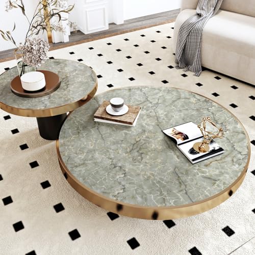 Cyan Green Marble Contact Paper for Countertops Cabinets Green Marble Wallpaper Glossy Waterproof Peel and Stick Countertops Self Adhesive Vinyl Wrap for Kitchen Bathroom Counter 15.7" X 78.8"