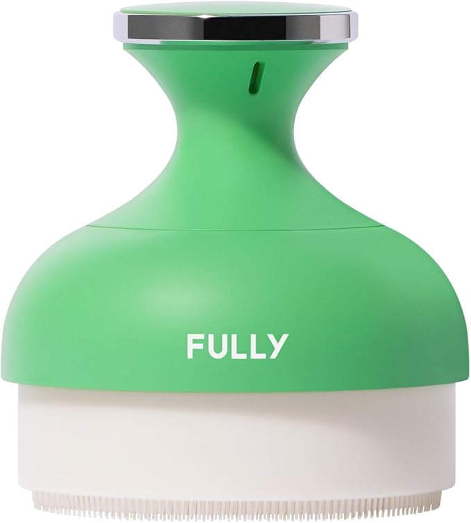 FULLY Pore Cleansing Silicone Brush, Effective Pore Cleaner, Over 2000 Fine Bristle, Unclog Pores, Blackhead Brush, Sebum Remover Tool, Gentle Exfoliator, Pairs with Green Tomato Clay Mask Cleanser