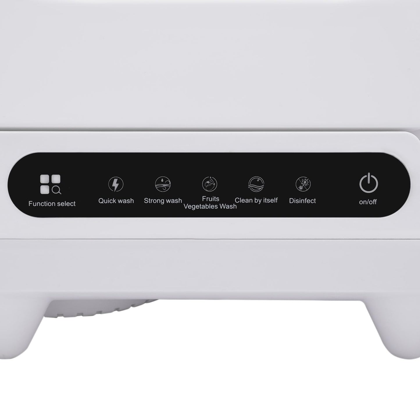 Countertop Dishwasher 1200W Portable Dishwashers 5 Washing Programs Mini Dishwasher for Small Apartments, White