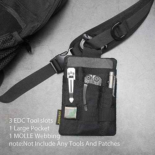 VIPERADE VE23/24/25 EDC Organizer, DIY Patch Pocket Organizer for Men, Multitool Pouch for EDC Gears