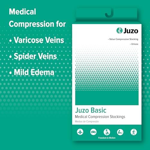 Juzo Basic 4411ad 20-30mmhg Knee-High Open Toe Compression Stocking