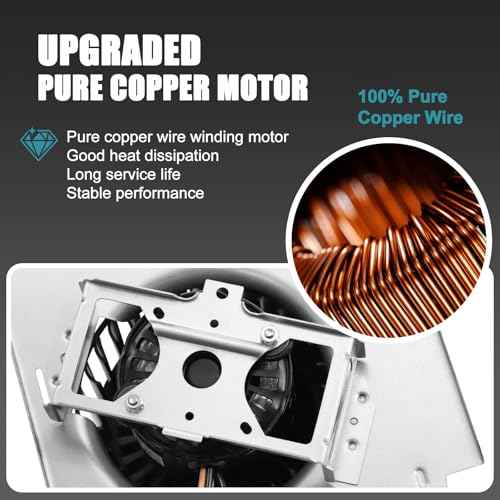 684, HD80L Replacement Motor, S97009745 Bathroom Fan Motor Assembly for Broan NuTone 676, 684-B, 684-C, 684F-A, 684F-B, 684F-C, 684-A, HD80, 684N, 676-S, 676-K, 671A Exhaust Fan Motor Replacement