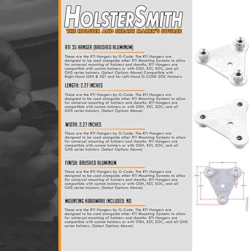 RTI Hangers - Holster Mounting Systems - (Select Model Below)