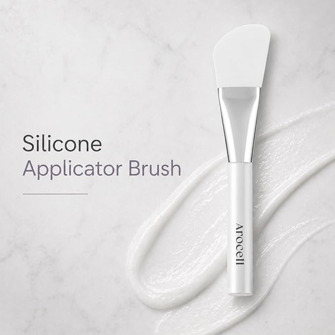 AROCELL Face Mask Soft Silicone Brush Skin Care Tools Moisturizer Applicator & Skincare Brush for Facials